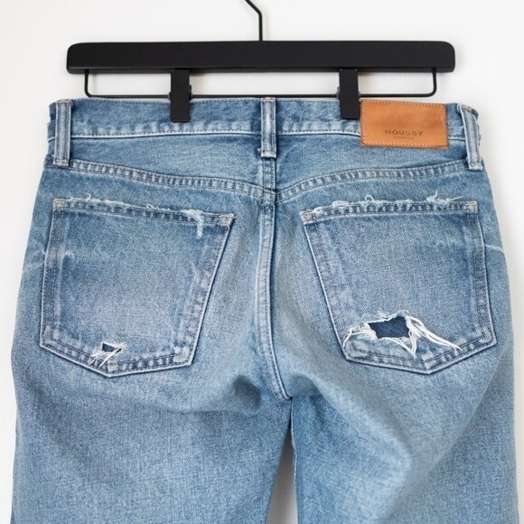 Moussy Vintage Kelley Skinny Distressed Jeans Size 26 - Picture 10 of 14